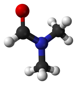 Молекула диметилформамида
